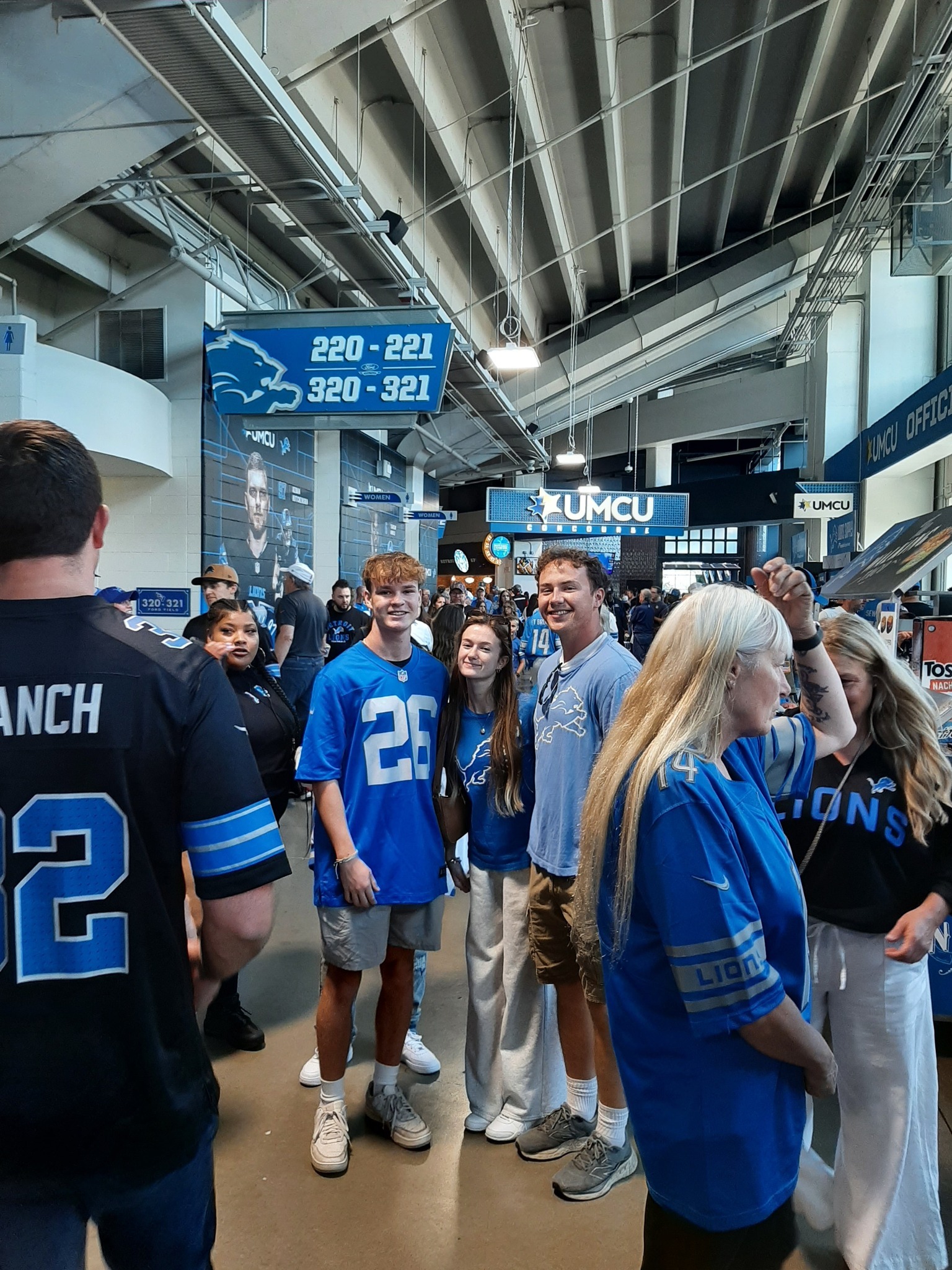 Detroit Lions fan travel memory